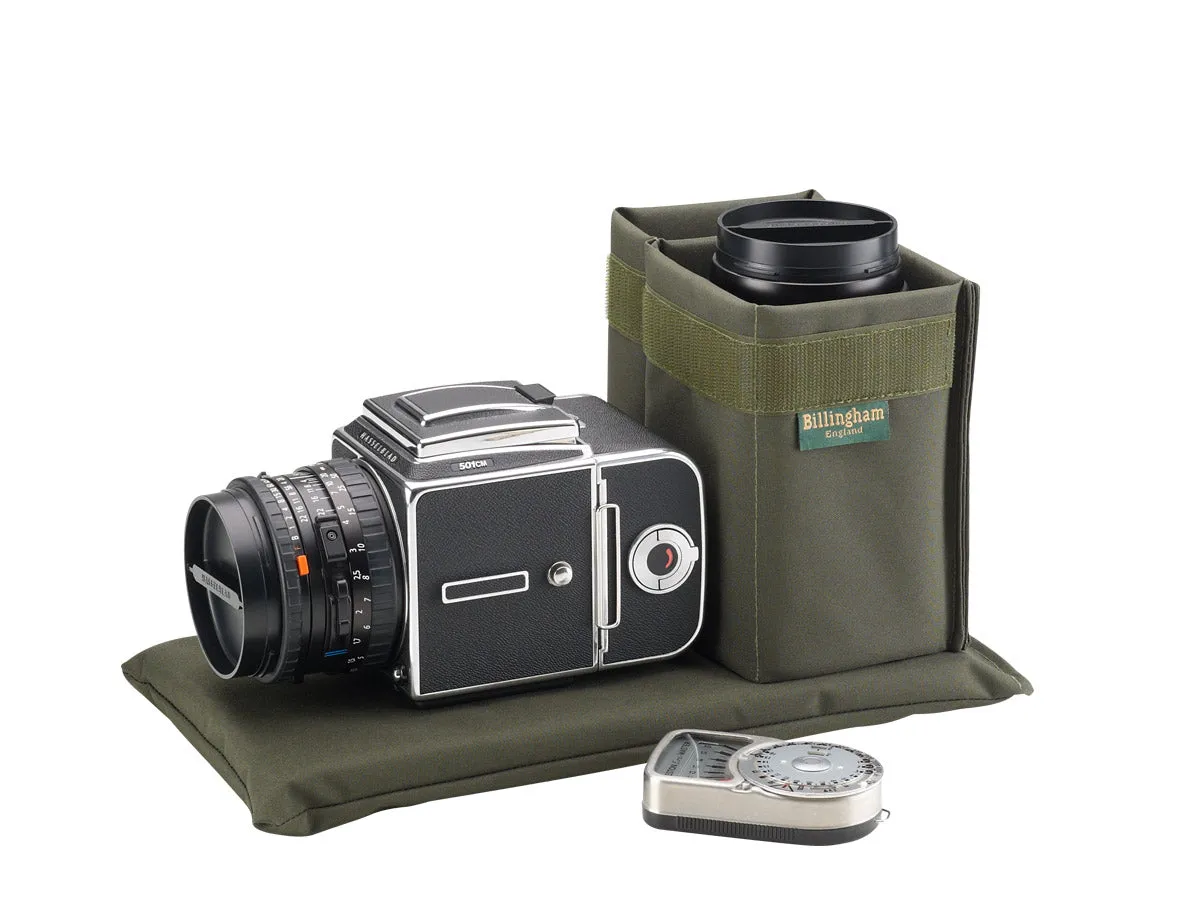 207 Camera Bag - Khaki FibreNyte / Chocolate Leather