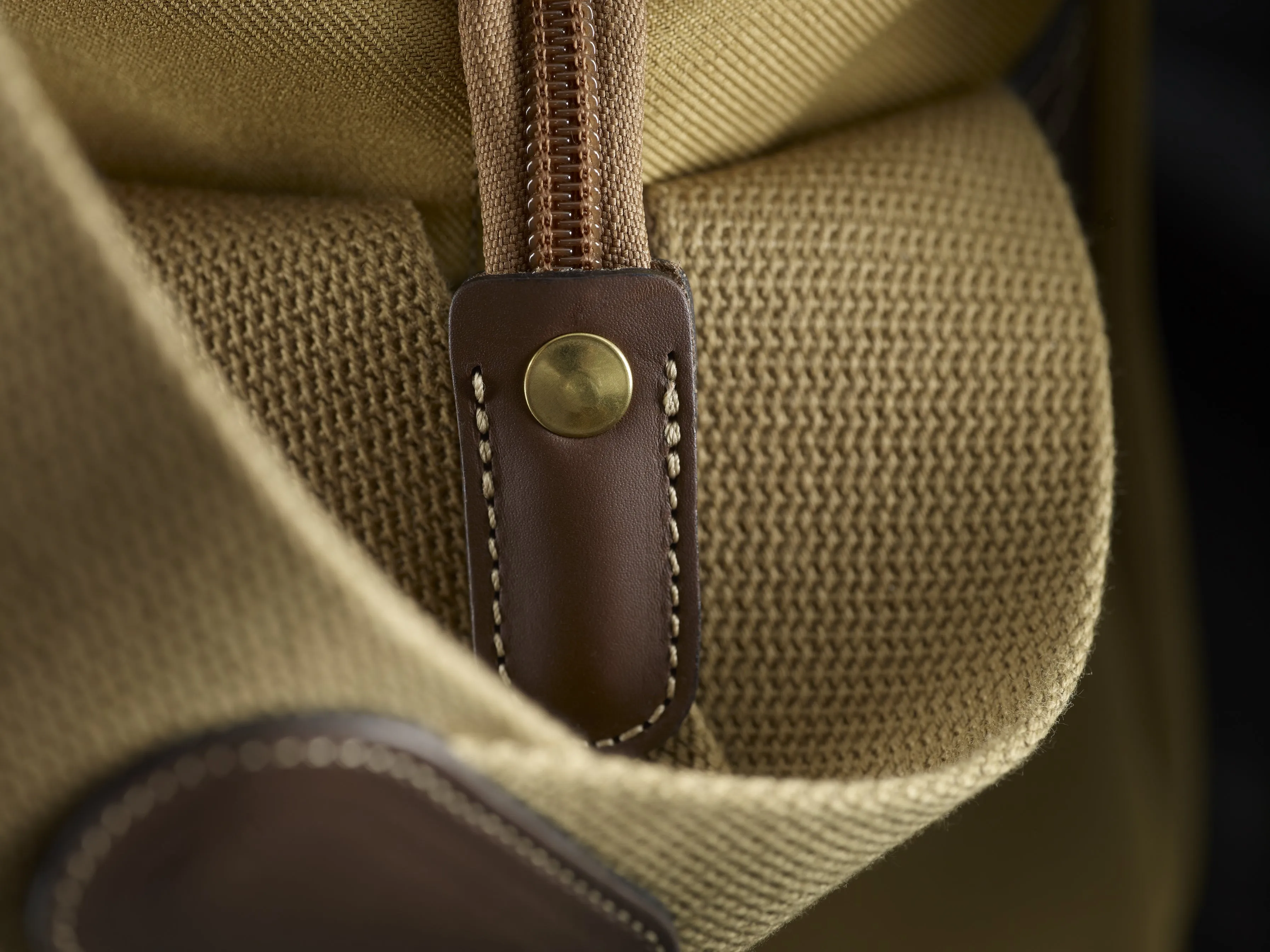 207 Camera Bag - Khaki FibreNyte / Chocolate Leather
