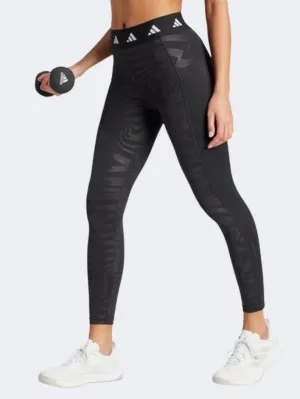 Adidas Techfit Printed Women Training Tight Black
