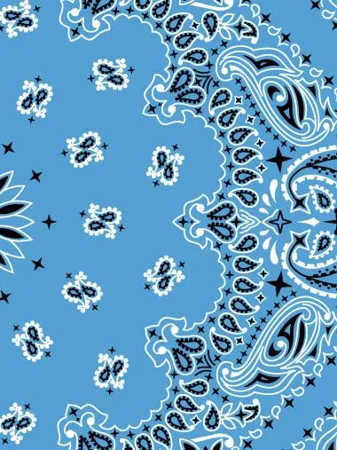 All-Terrain Tieback - Bret Michaels Blue Bandana