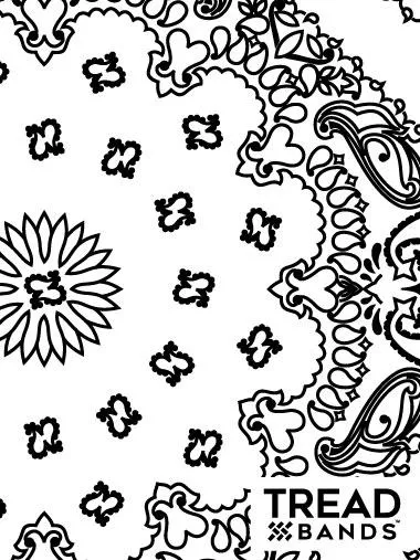 All-Terrain Tieback - Vince Neil White Bandana