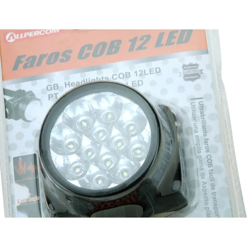 ALLPER Head Lamp with 12LED and Size of 8CM