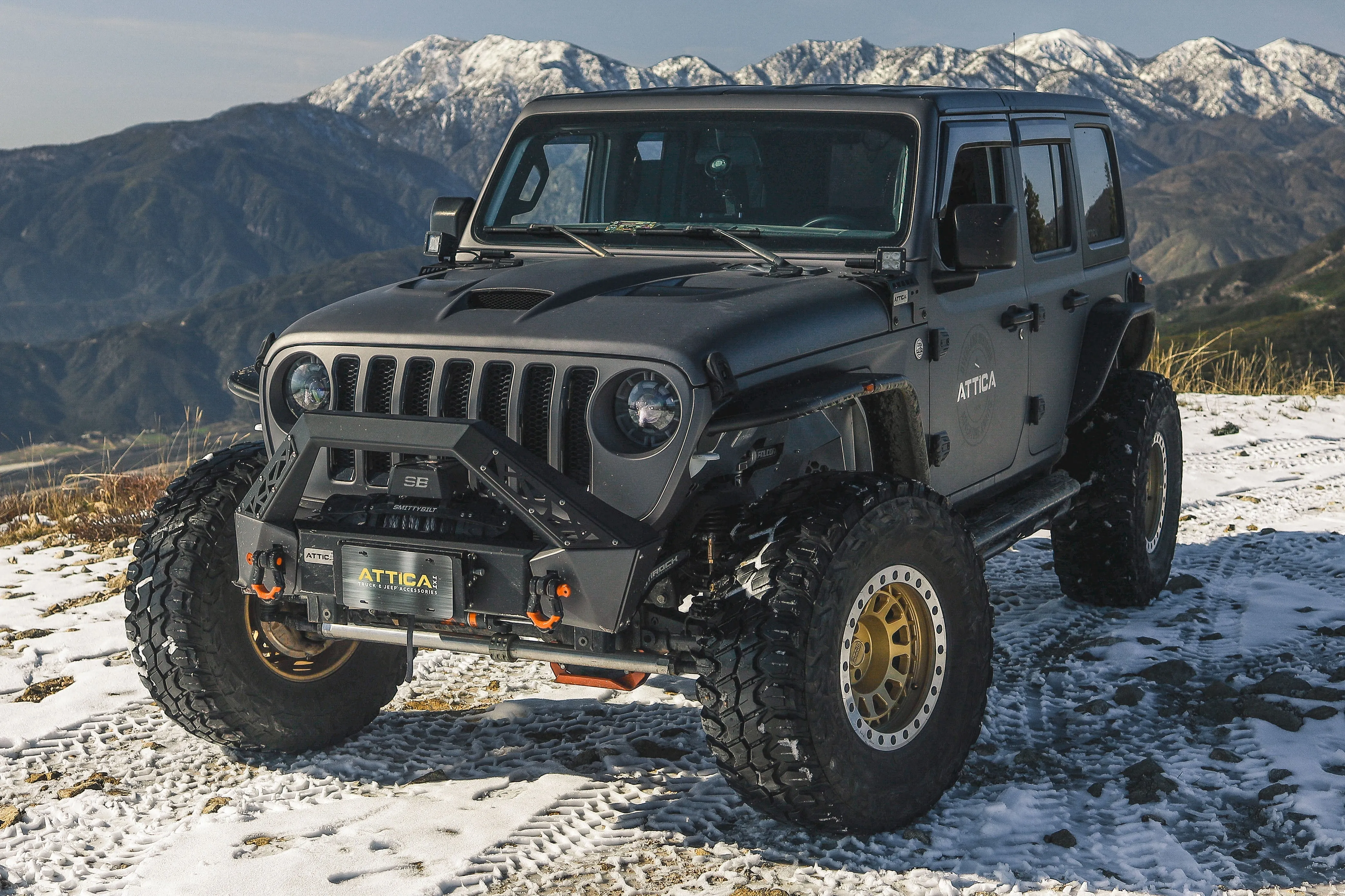 Attica 4x4 Side Steps Jeep Wrangler JL (2018-2023) Terra Series - Steel