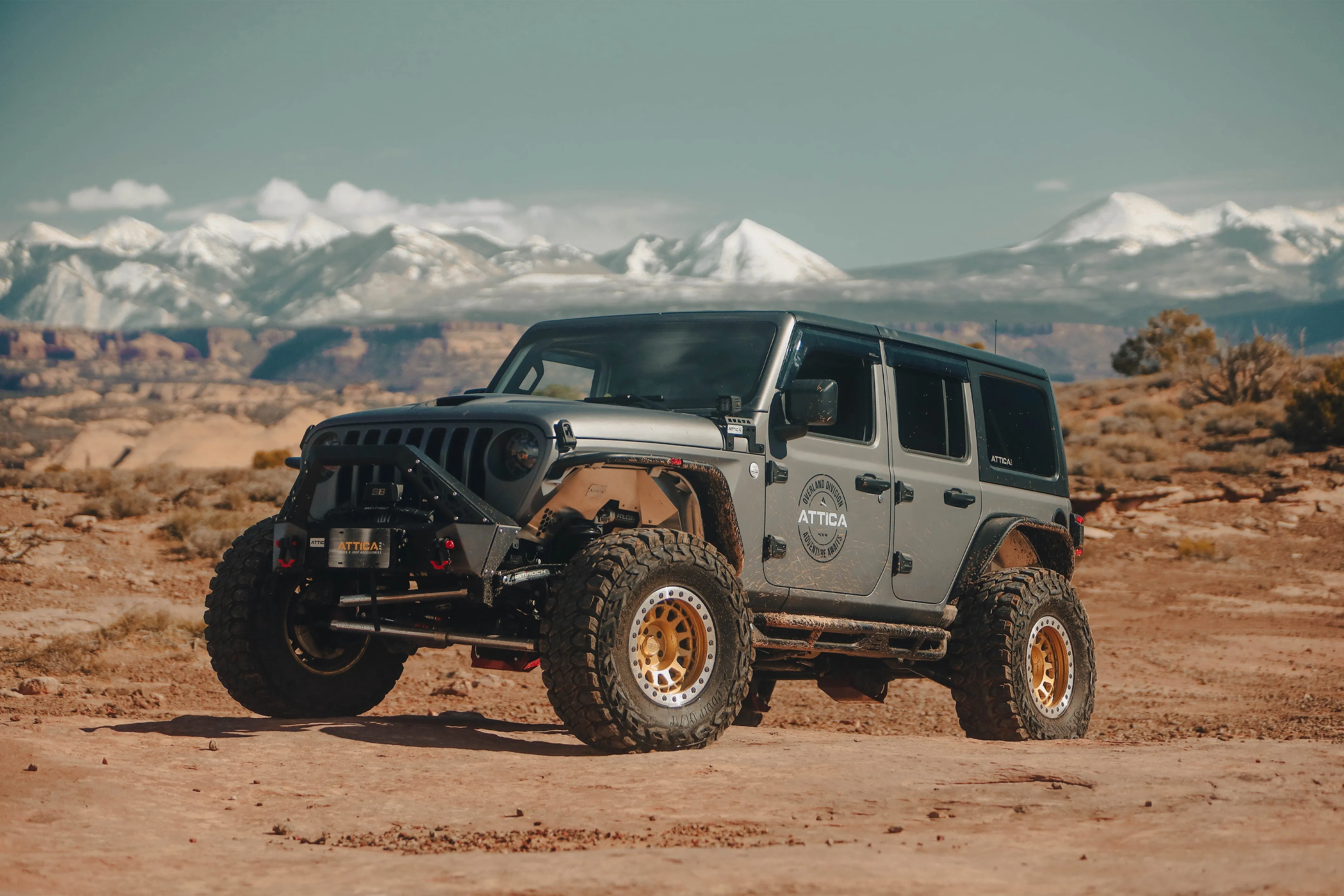 Attica 4x4 Side Steps Jeep Wrangler JL (2018-2023) Terra Series - Steel