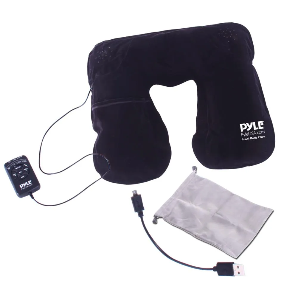 Bluetooth Travel Music Pillow With Built-In Speaker For Wireless Music Streaming