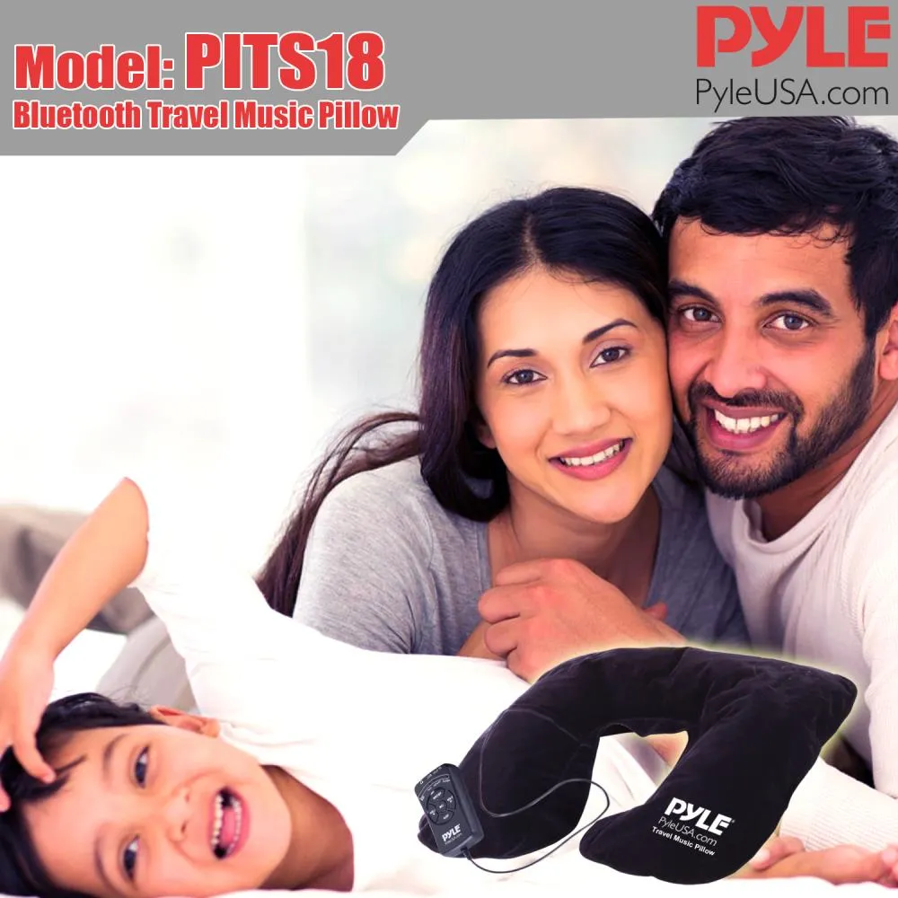 Bluetooth Travel Music Pillow With Built-In Speaker For Wireless Music Streaming