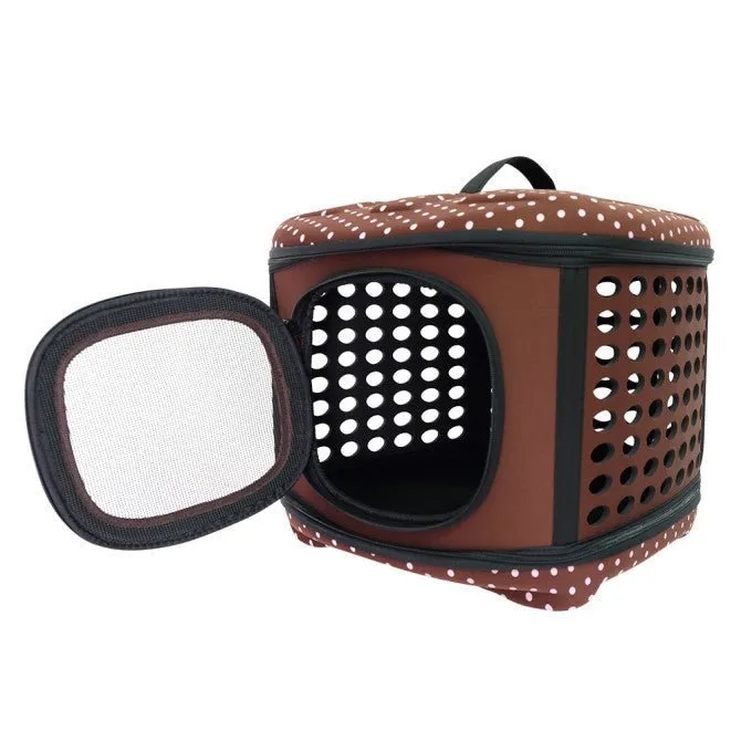 Collapsible Traveling Hand Carrier - Brown