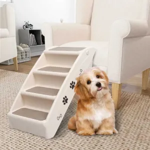 Cream · Foldable Pet Stairs