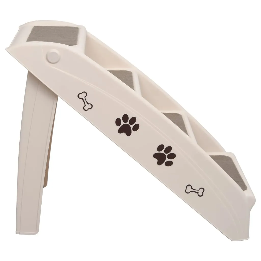 Cream · Foldable Pet Stairs