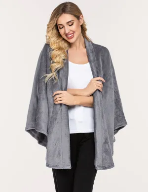 Ekouaer Flannel Shawl Ponchos (US Only)