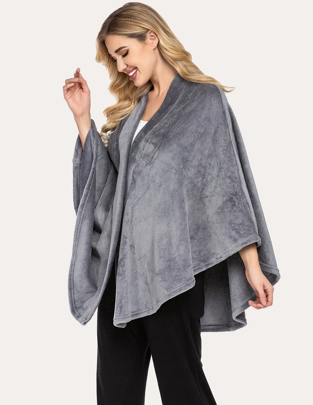 Ekouaer Flannel Shawl Ponchos (US Only)