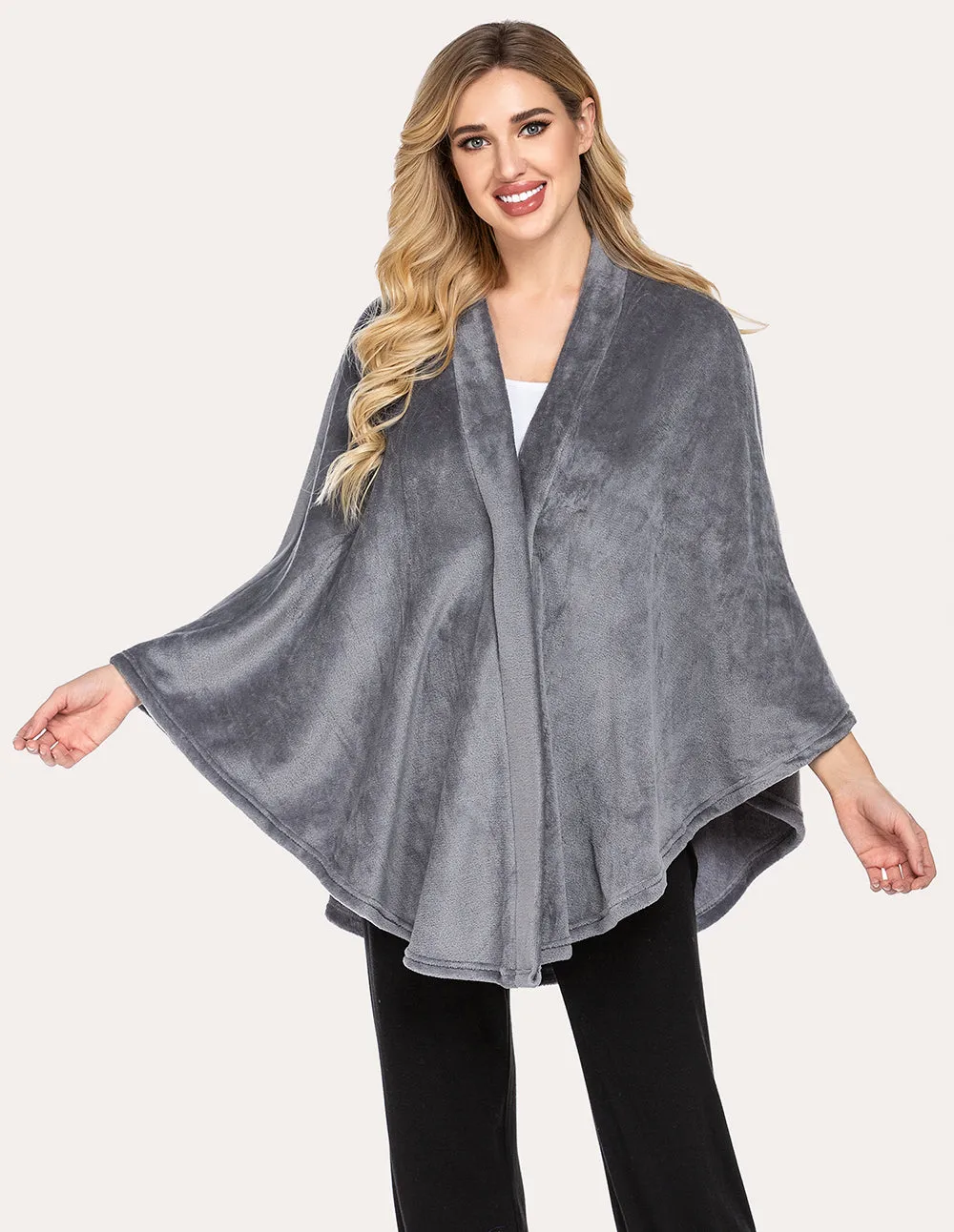 Ekouaer Flannel Shawl Ponchos (US Only)