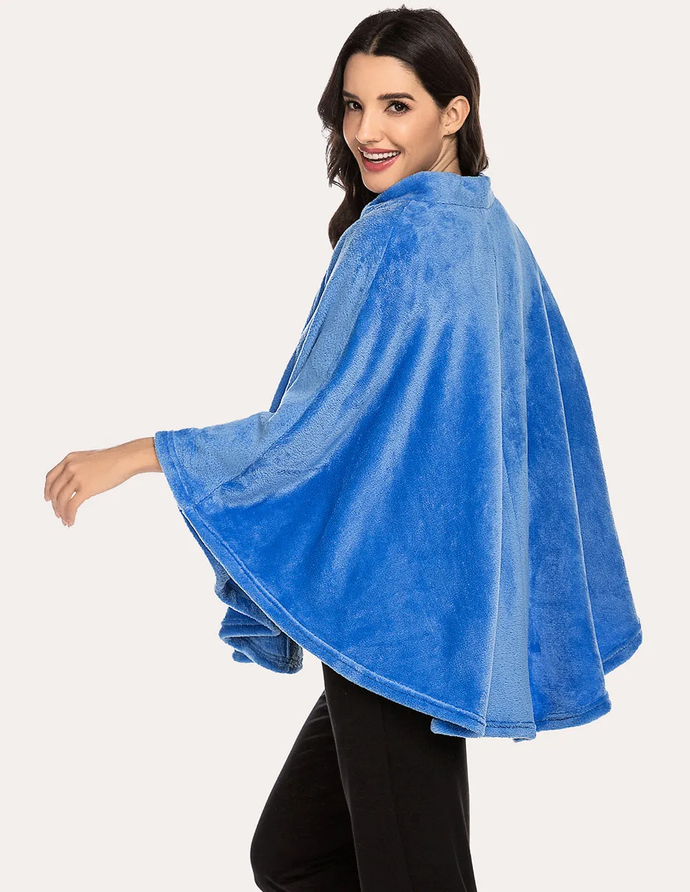 Ekouaer Flannel Shawl Ponchos (US Only)