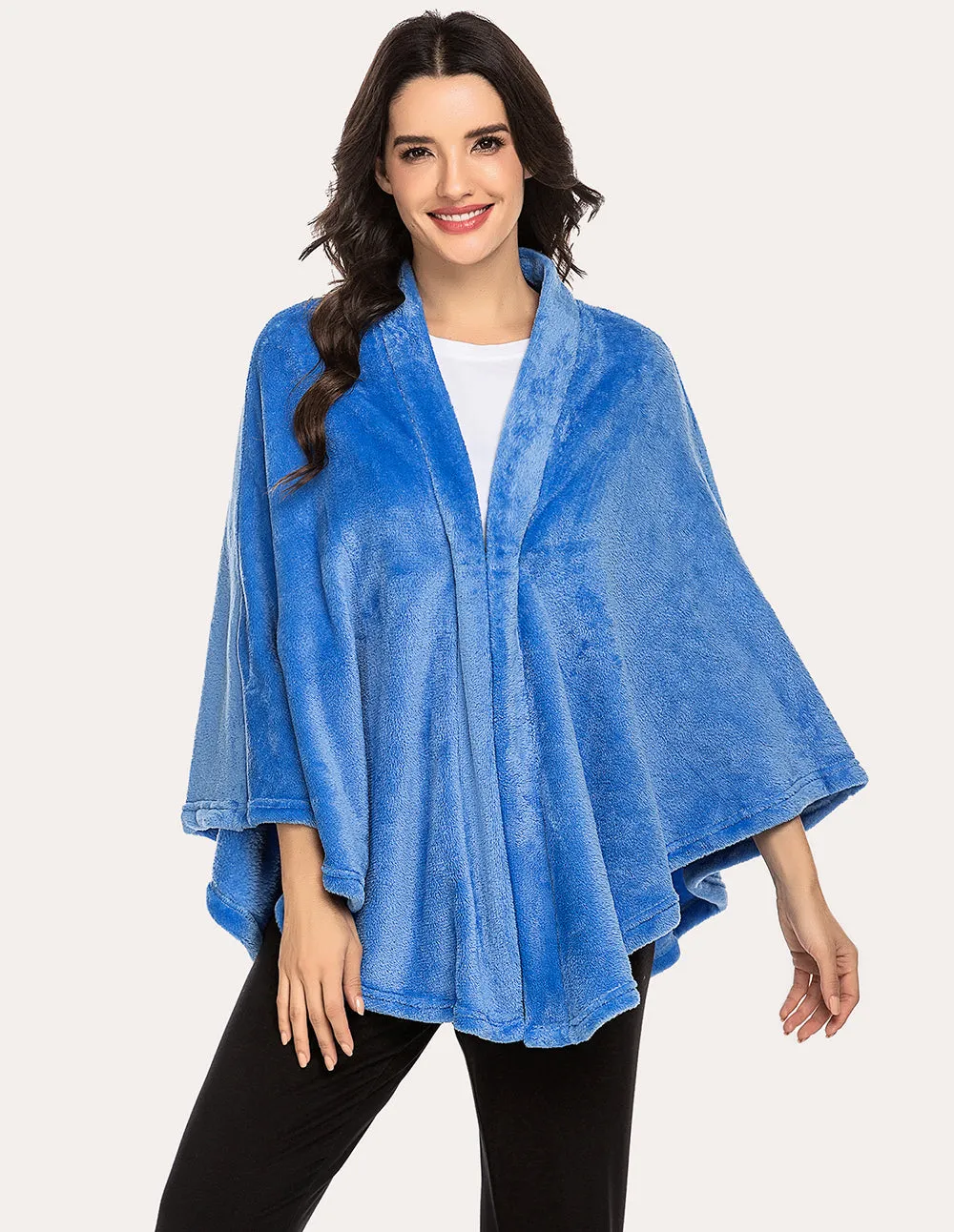 Ekouaer Flannel Shawl Ponchos (US Only)
