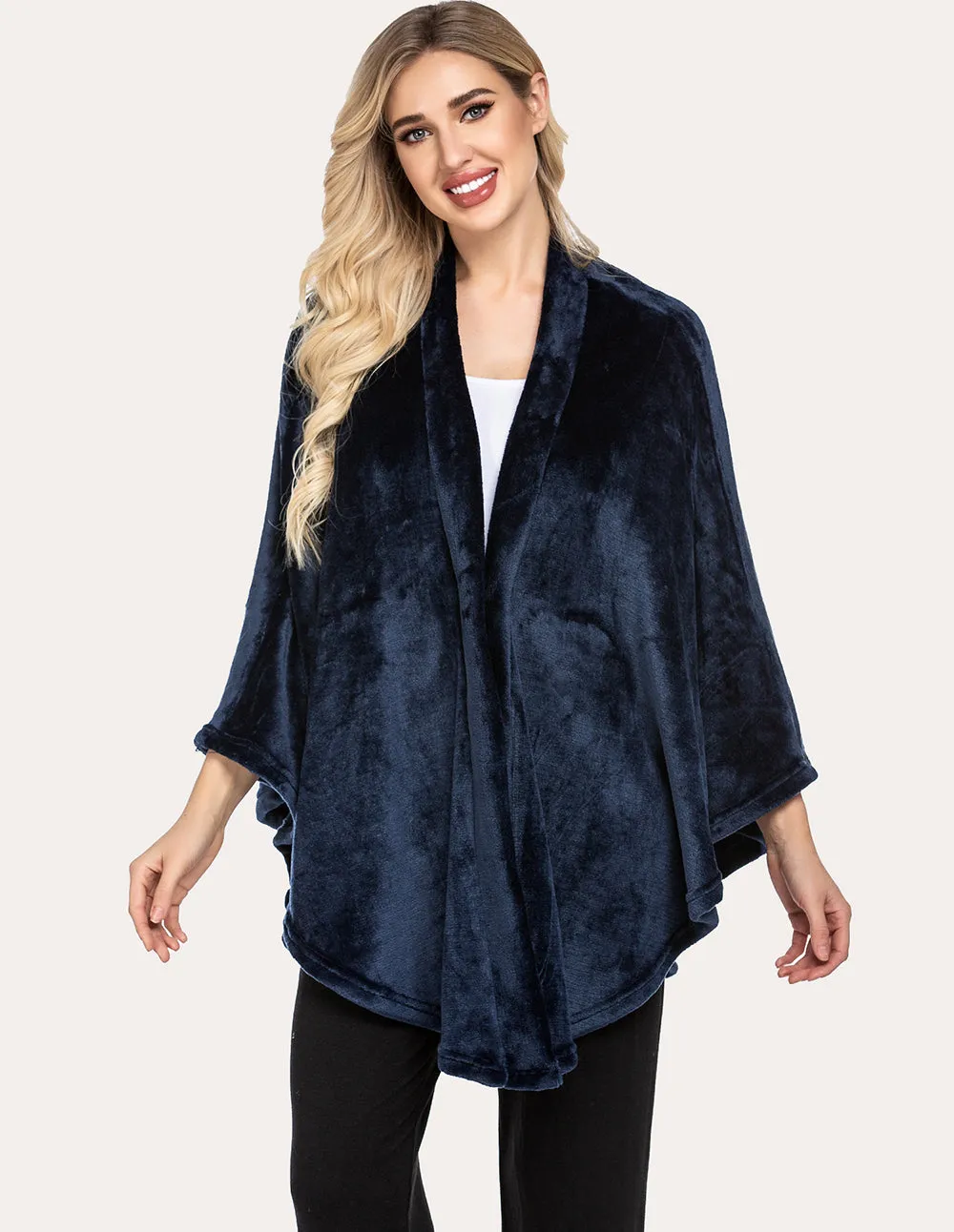 Ekouaer Flannel Shawl Ponchos (US Only)