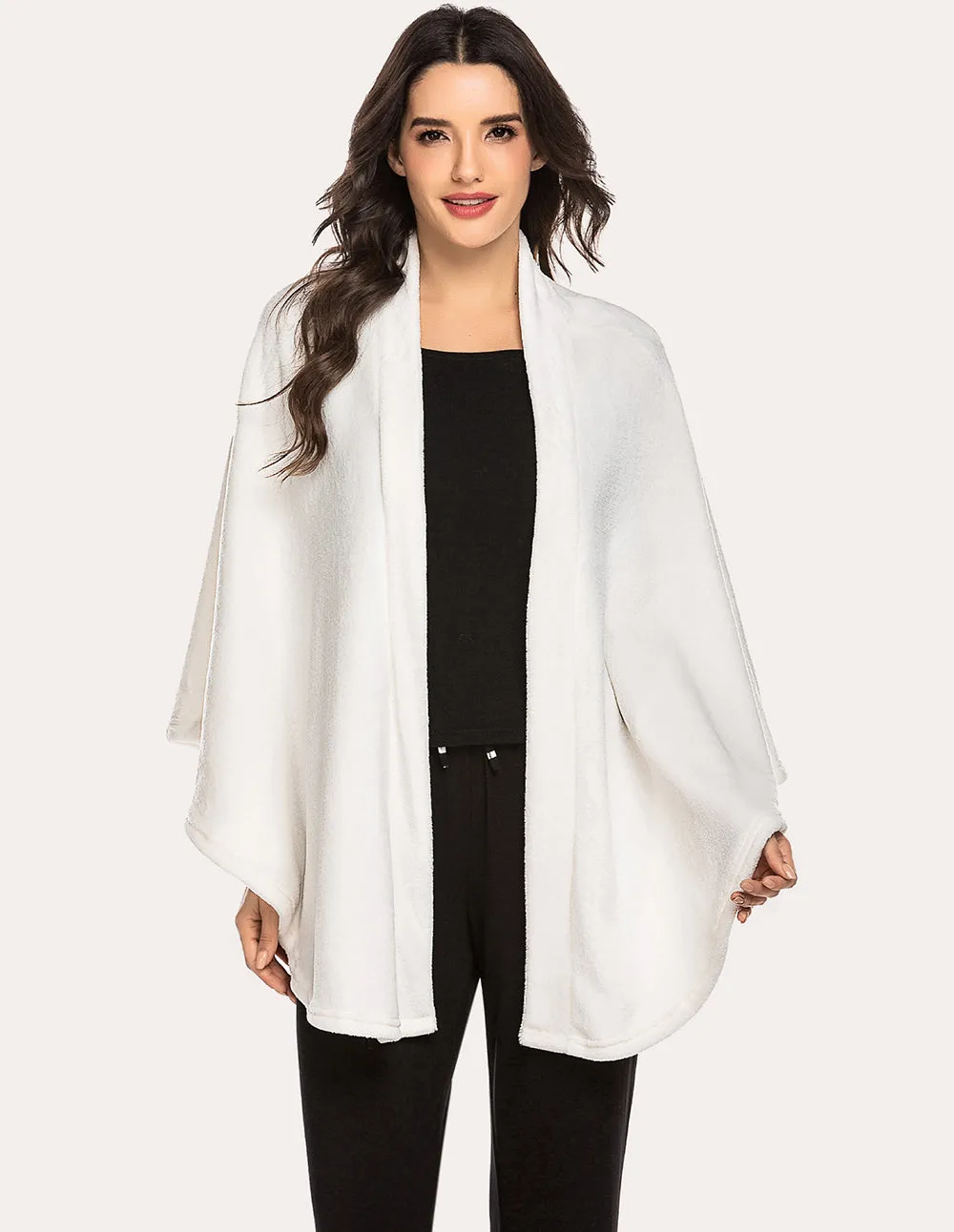 Ekouaer Flannel Shawl Ponchos (US Only)