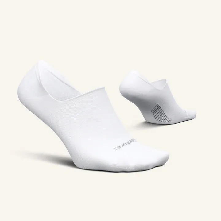 FEETURES EVERYDAY HIDDEN ULTRA LIGHT NO SHOW MENS WHITE