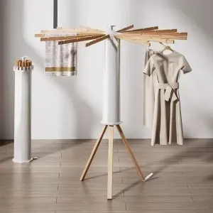 Foldable cloth drying rack