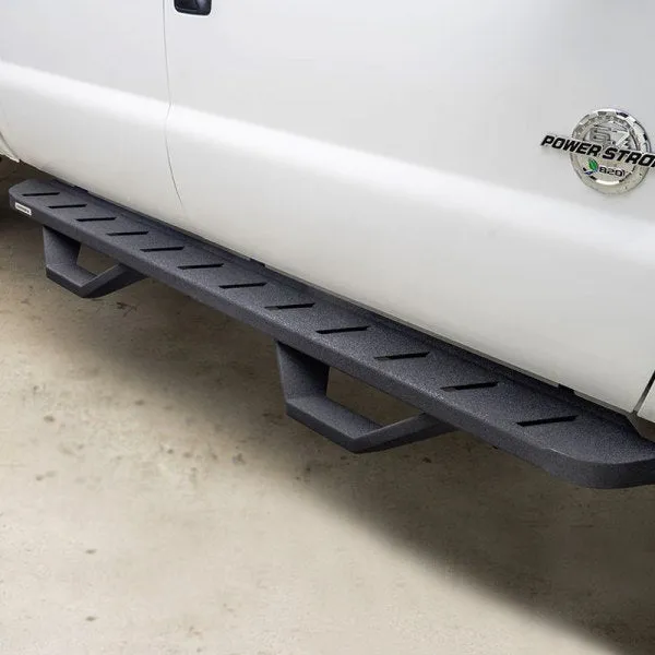 Go Rhino Drop Steps for RB Series [RB10/RB20] Running Boards - Black Powdercoat Finish or  Black Bedliner Coating