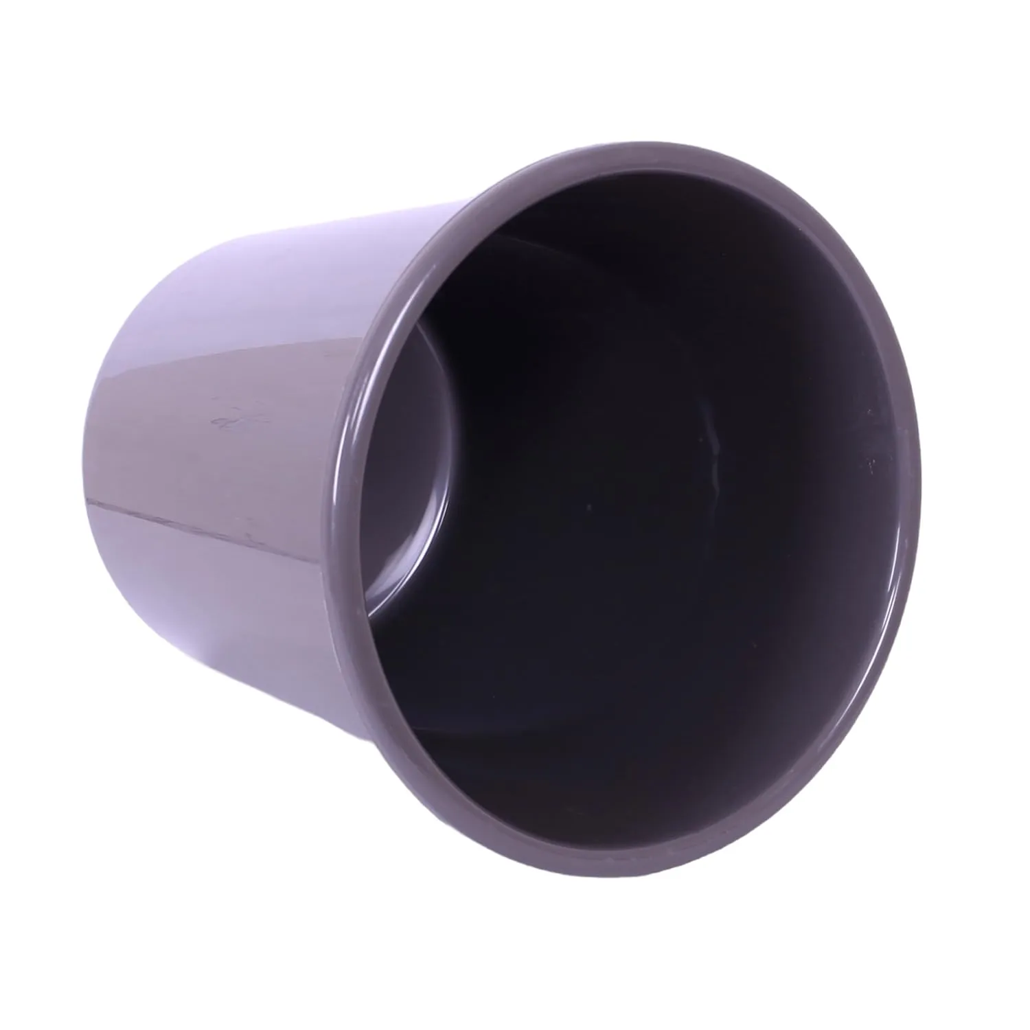 Heart Home Dustbin | Open Dustbin | Plastic Garbage Dustbin | Dustbin For Kitchen | Dustbin For Bathroom | Office Dustbin | Plain Sada Dustbin | 10 LTR | Pack of 2 | Gray