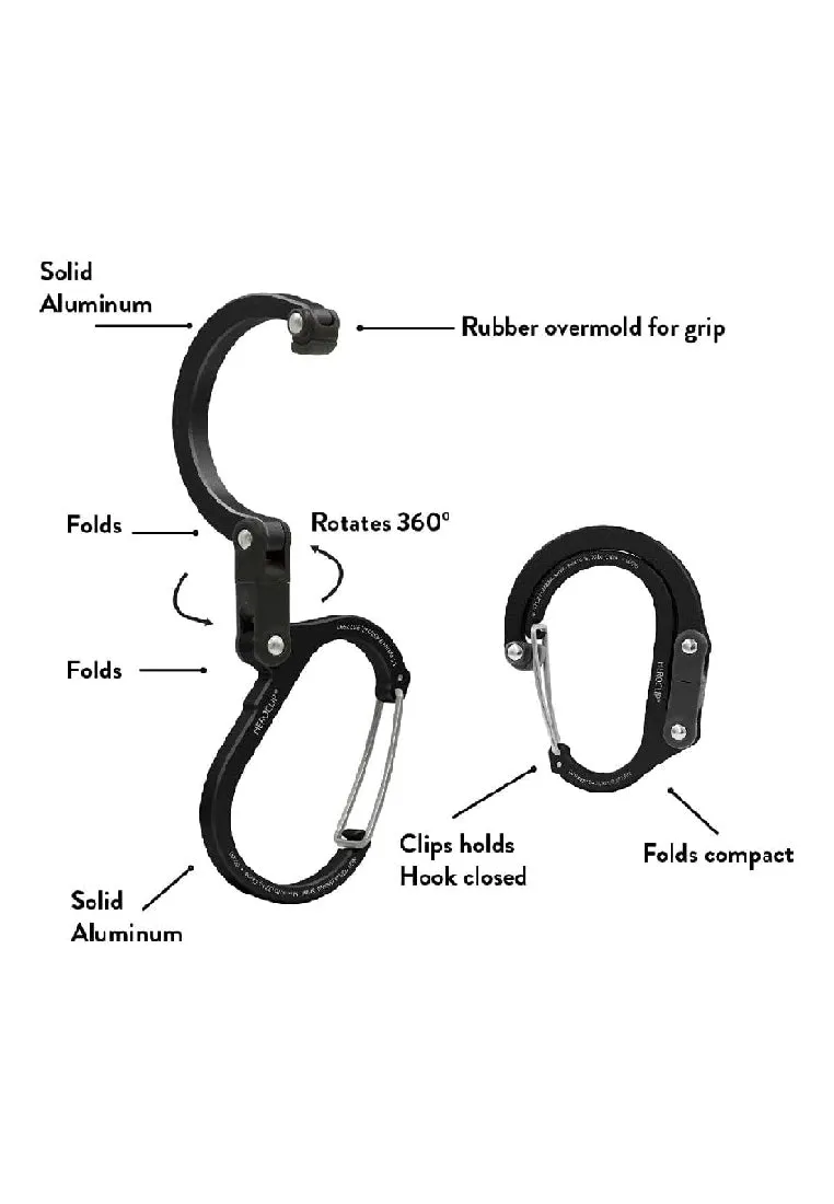 Heroclip Carabiner Medium Black Brown