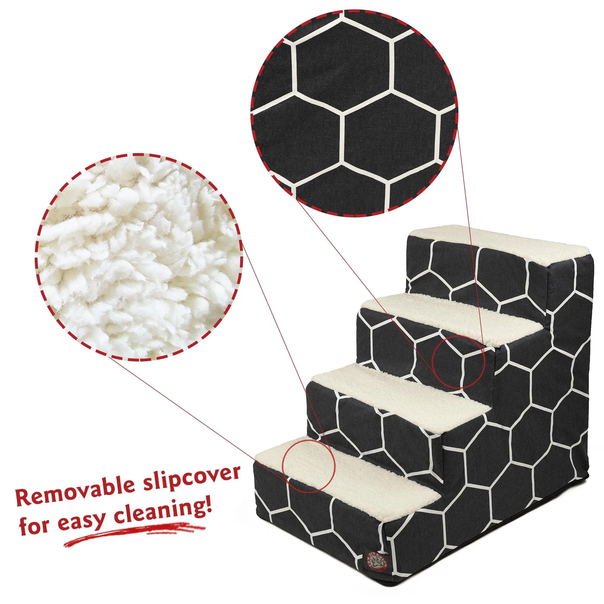 Hexo Shapes 4 Steps Pet Stair (Heavy-Duty)