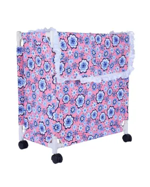 Innovative Multicolor Rolling Laundry Basket | 23 x 21 x 11 inches
