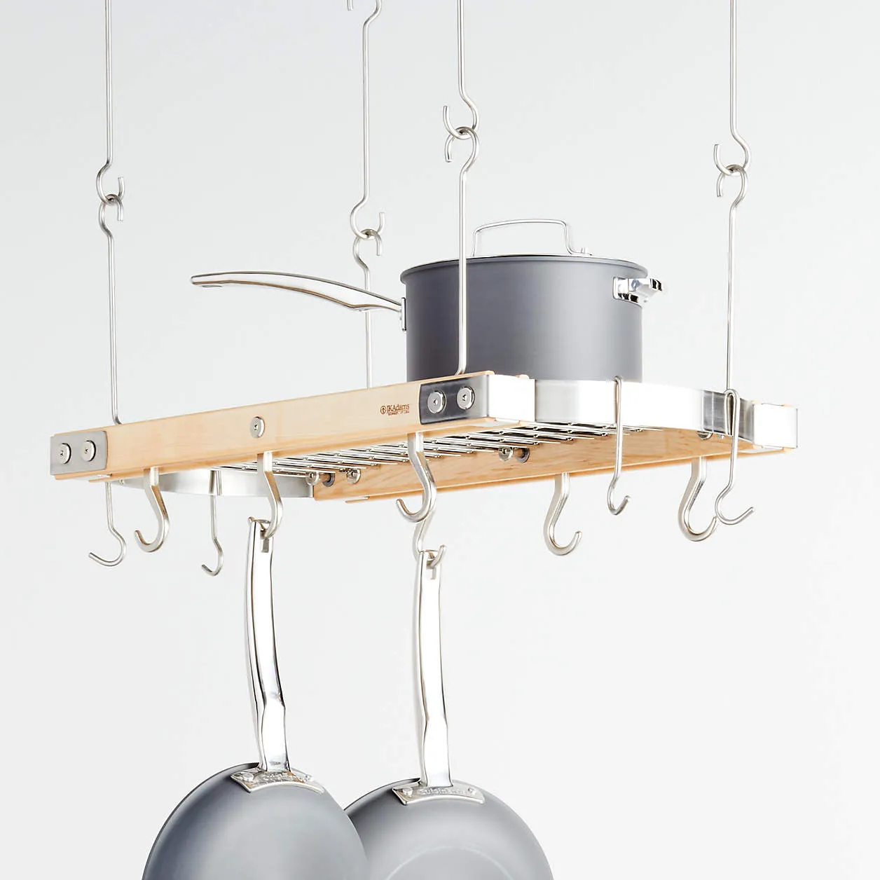 J.K. Adams Ceiling Pot Rack
