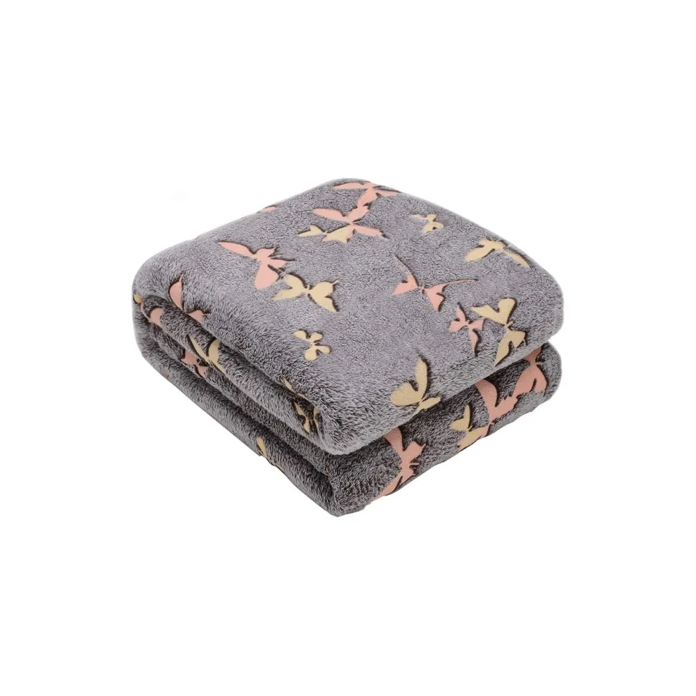 KANGURU Rolled Plaid - Butterflies - Plaid Glow