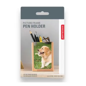 Kikkerland Picture Frame Pencil Cup, Medium