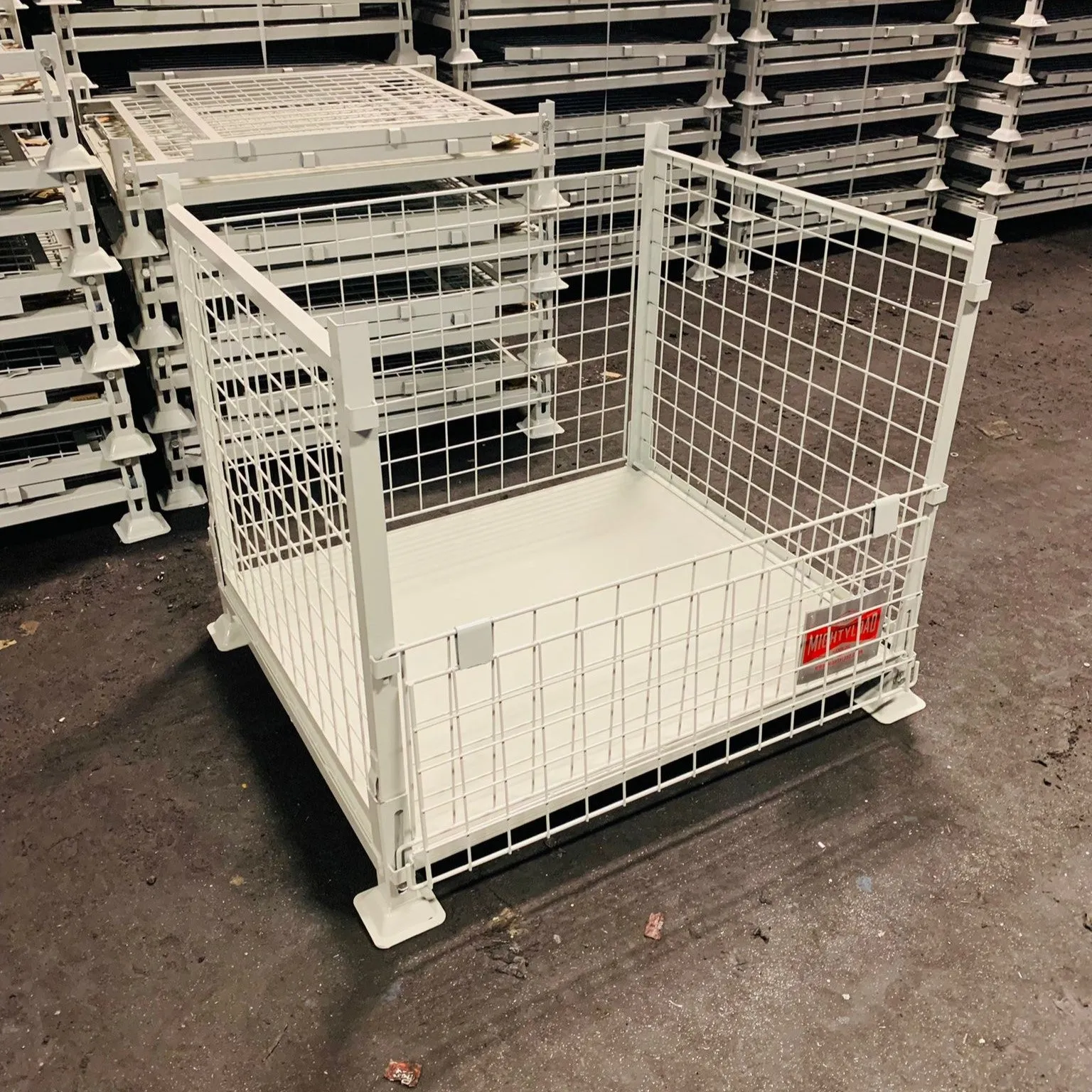 Large Collapsible Wire Mesh Pallet Cage/Gitterbox BUNDLE DEAL