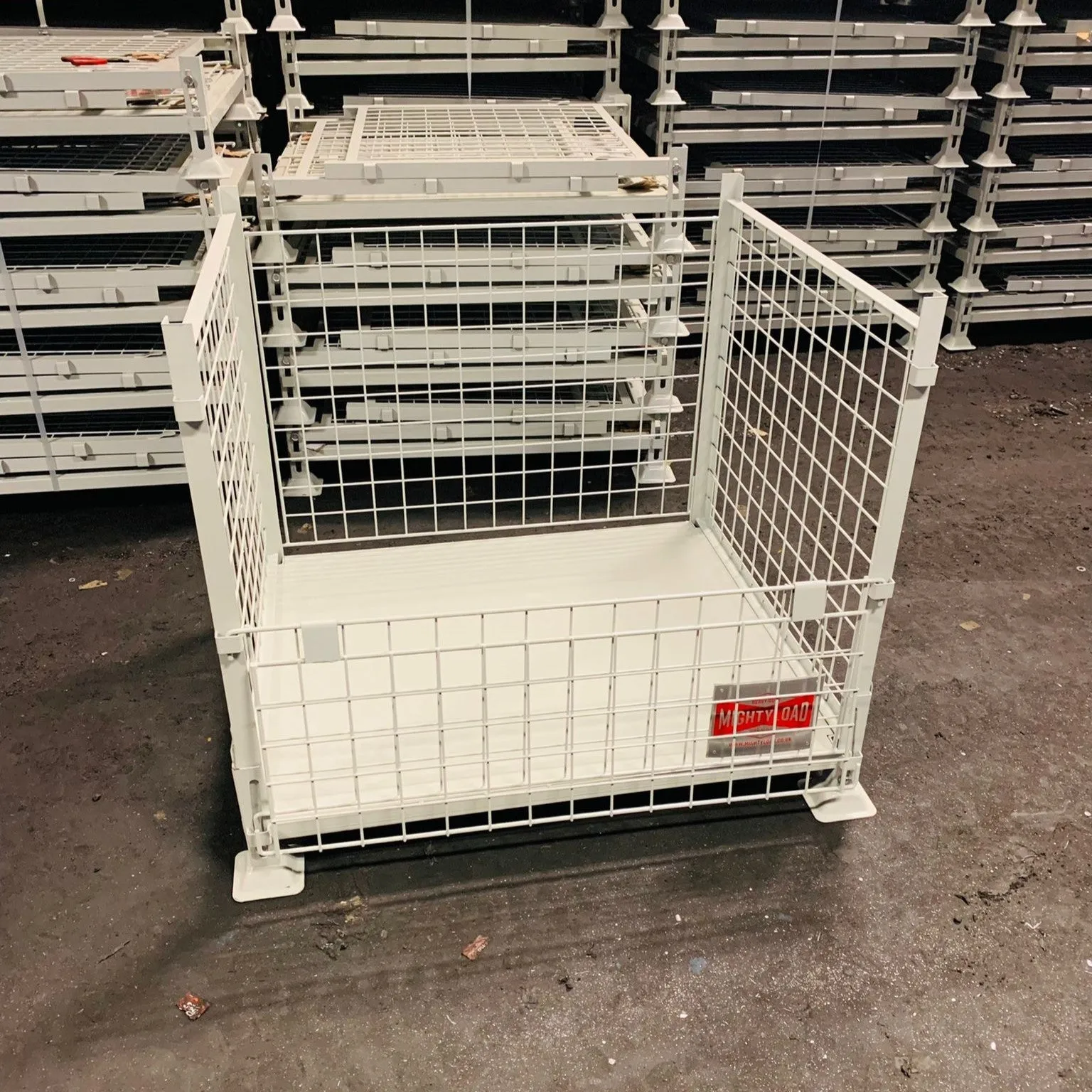 Large Collapsible Wire Mesh Pallet Cage/Gitterbox BUNDLE DEAL