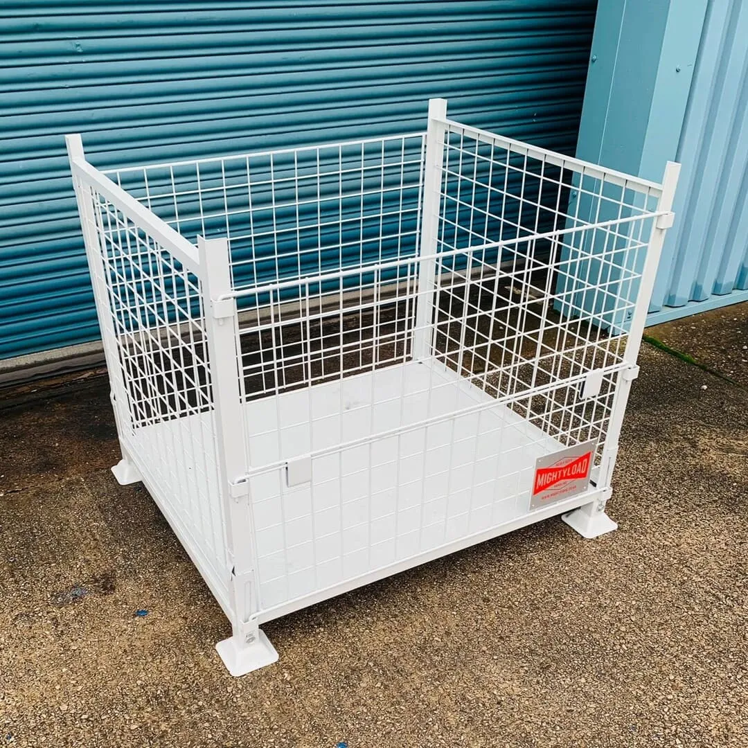 Large Collapsible Wire Mesh Pallet Cage/Gitterbox BUNDLE DEAL