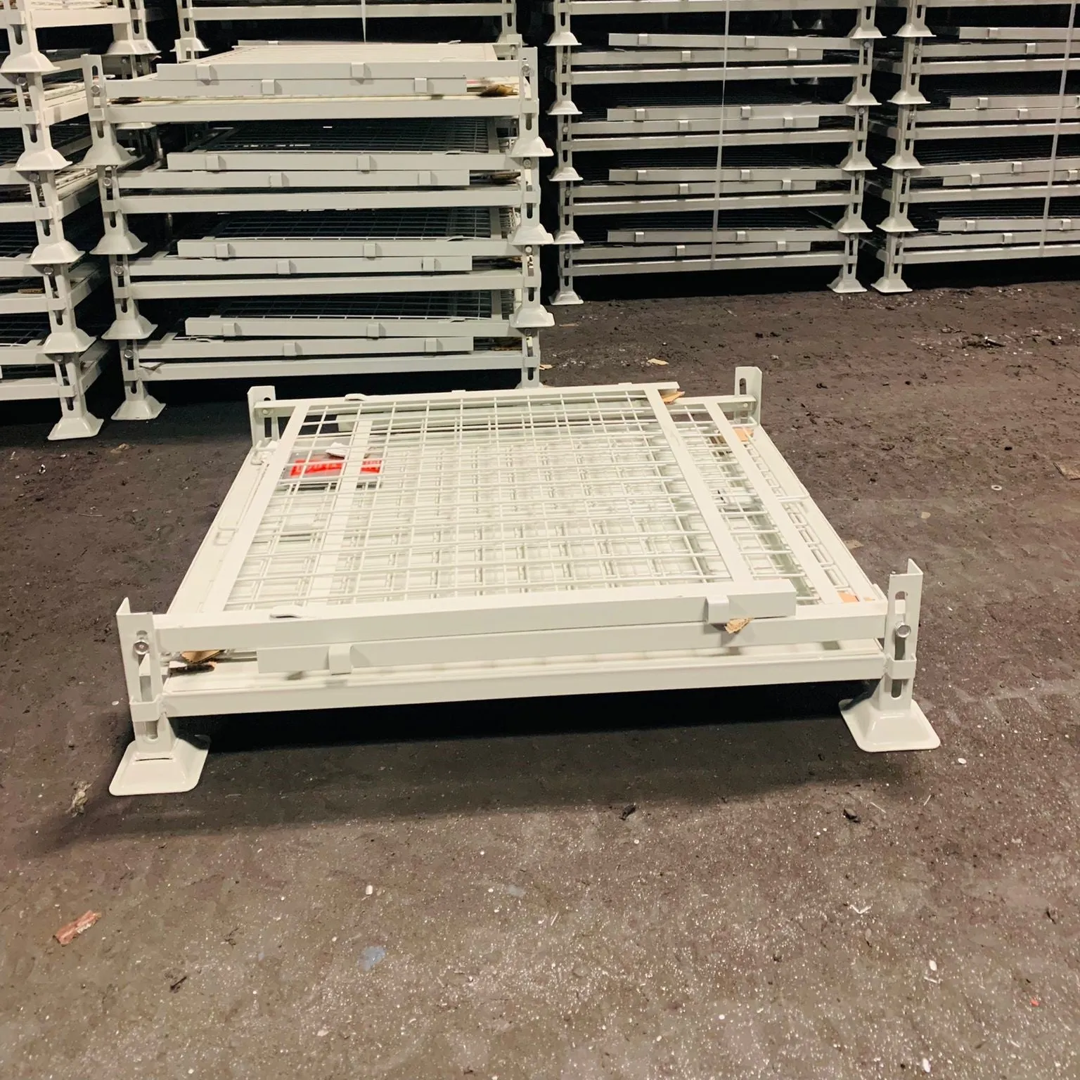 Large Collapsible Wire Mesh Pallet Cage/Gitterbox BUNDLE DEAL