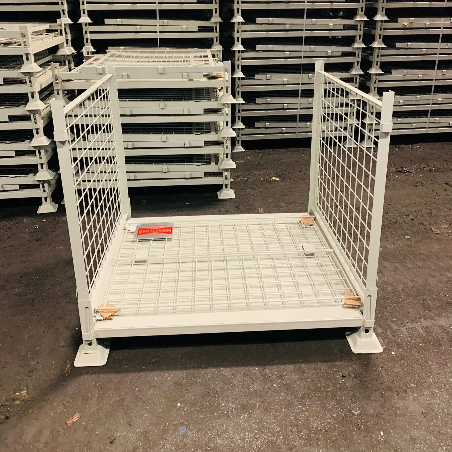 Large Collapsible Wire Mesh Pallet Cage/Gitterbox BUNDLE DEAL