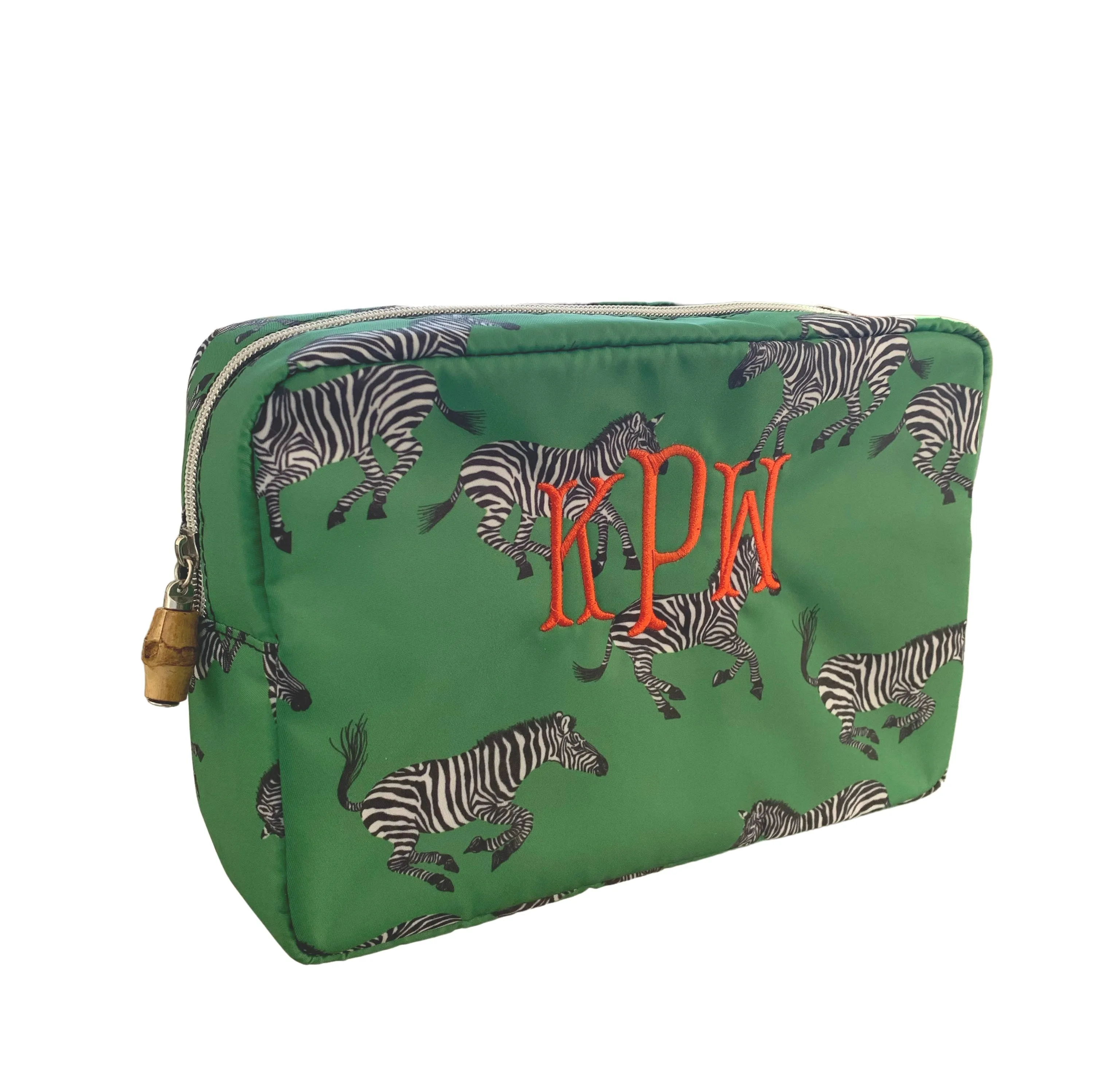 Melon Zebra Big Glam Toiletry Bag