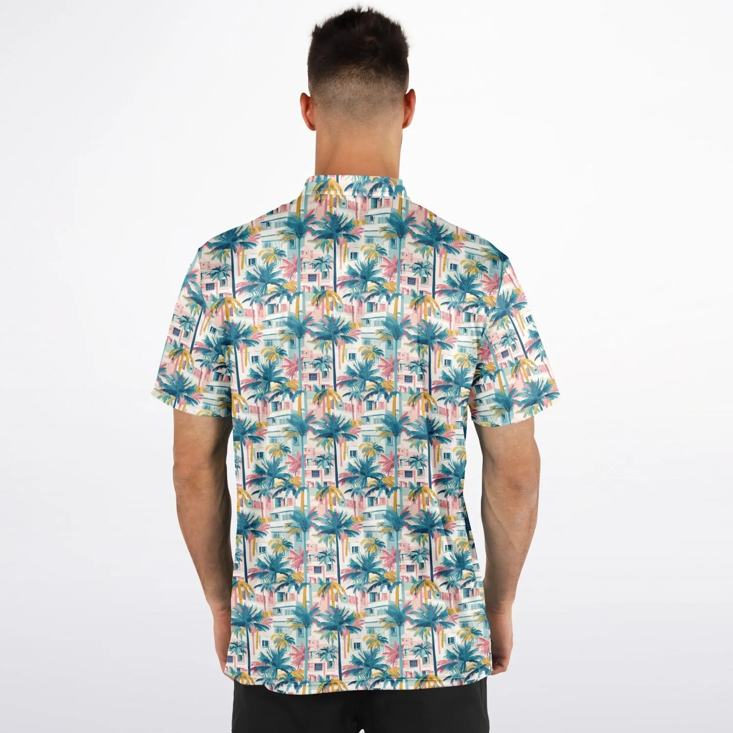 Miami Condo- Mens Blade Collar Polo Shirt