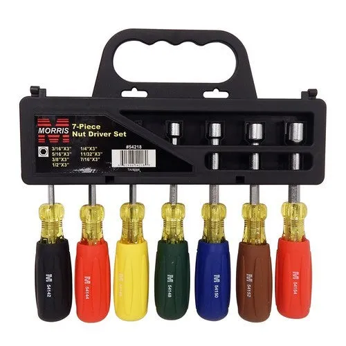 Morris Products 54218 7 Piece Nut Driver Set