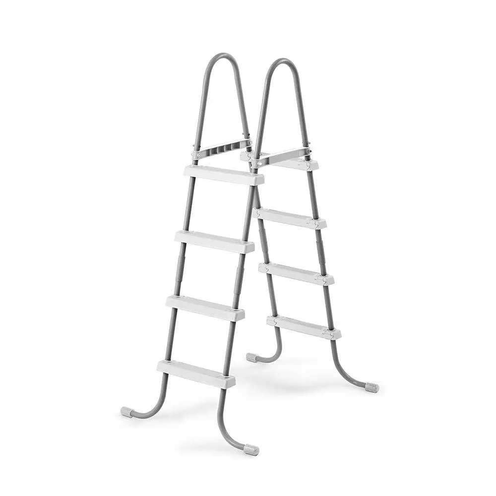 (NET) Intex 28066 Galvanized Steel Pool Ladder 122cm