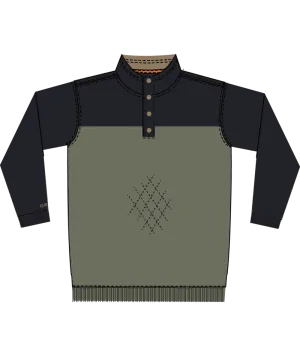 ORVIS QUILTED COLORBLOCK SWEATSHIRT