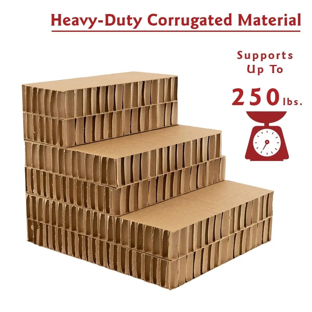 Palette Heathered 3 Steps Pet Stairs (Heavy Duty)