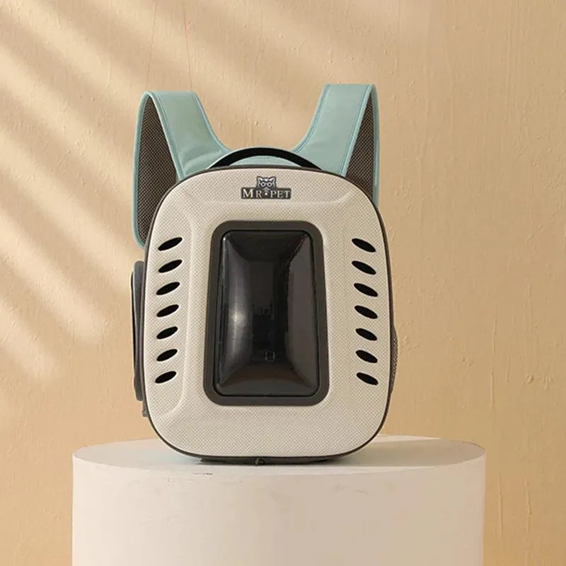 Pet Cat Carrier Backpack Breathable Cat Travel Outdoor Shoulder Bag For Small Dogs Cats Portable Packaging Foldable Pet Supplies