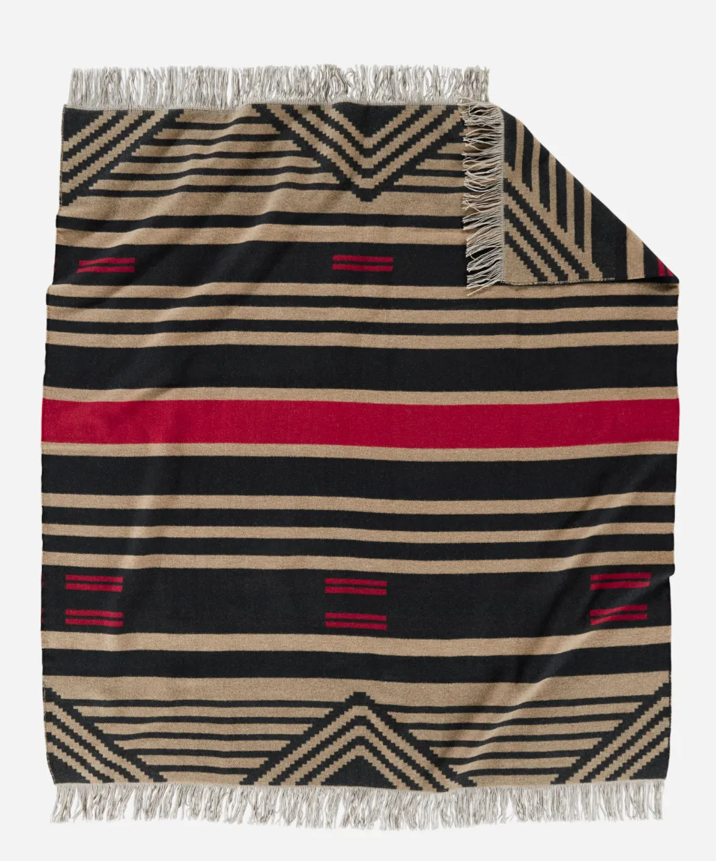 PINYON STRIPE FRINGED THROW