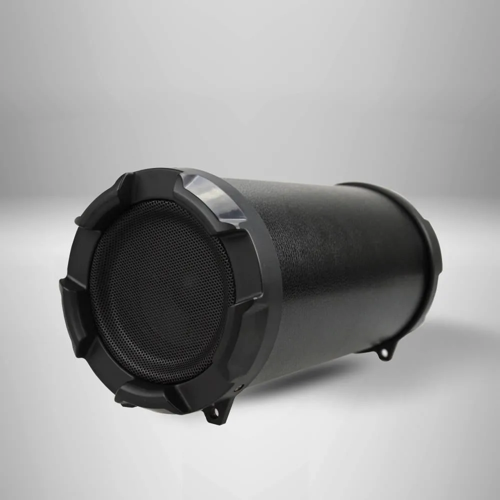 Portable Bluetooth Wireless Boombox Stereo System, Built-In Rechargeable Battery, Aux (3.5Mm) Input