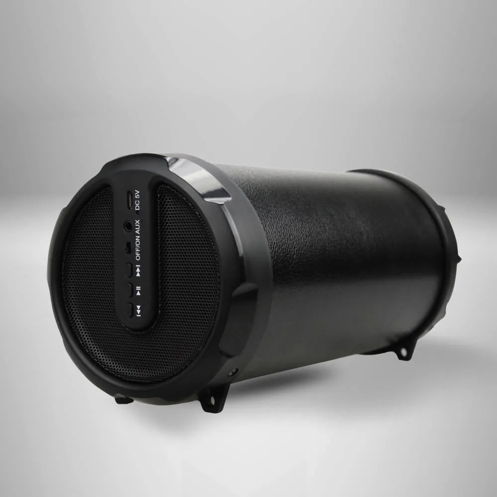 Portable Bluetooth Wireless Boombox Stereo System, Built-In Rechargeable Battery, Aux (3.5Mm) Input