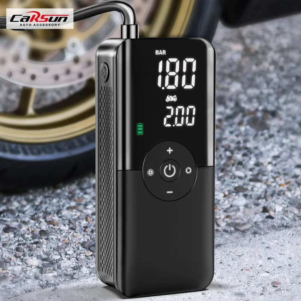 Portable Inflator Pump for Cars, Bicycles, and Balls
