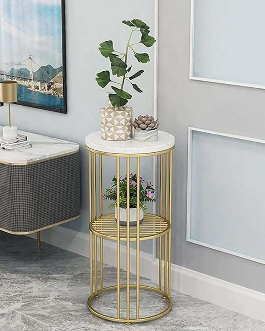 Premium 2-Tier Long Pot Planter Stand | 10 x 24 inches