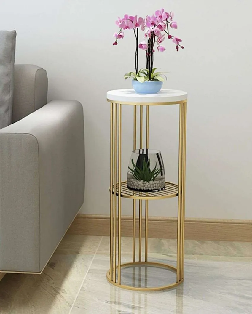 Premium 2-Tier Long Pot Planter Stand | 10 x 24 inches