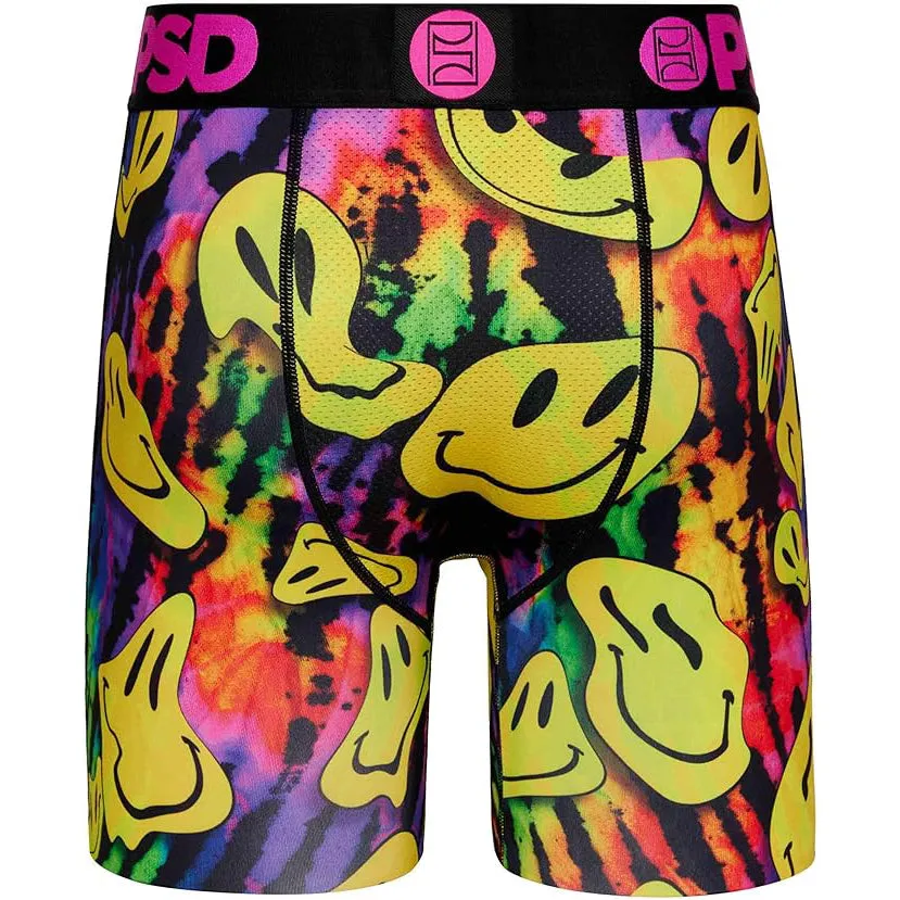 PSD Men's Multicolor Moisture-wicking Fabric Happy Trip Boxer Brief Large Underwear - 423180030-MUL-L
