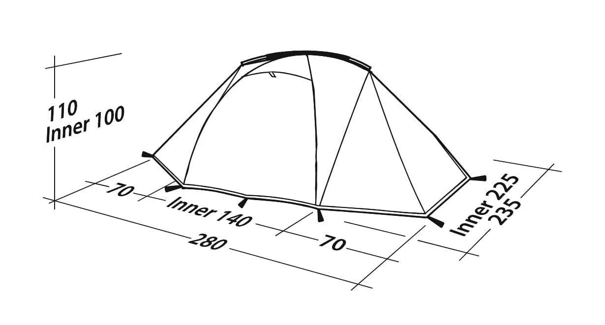 Robens Lodge 2 Lightweight Dome Tent